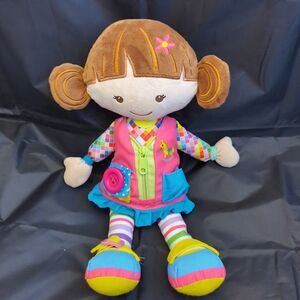 Ganz Learn To Dress Doll Brown Hair Girl 14” EUC